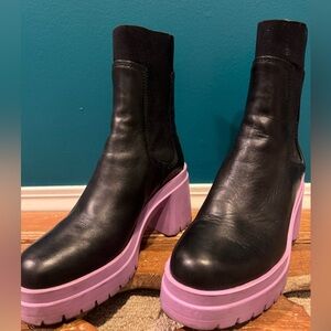 Black and purple Women's Boots